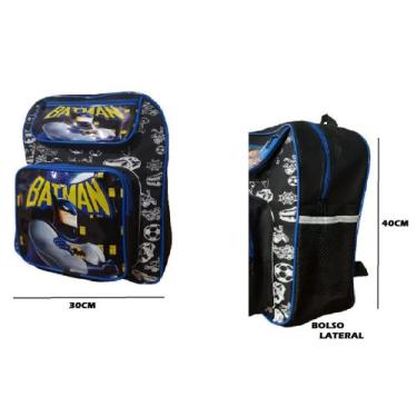 Imagem de Mochila de Costas Personagens Infantil Menina Menino TAM G Bolsos - EM