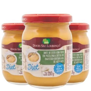 Imagem de Doce de Leite Coco Diet SÃO LOURENÇO 210g (3 unidades)