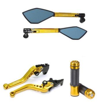 Imagem de Kit Manopla RETROVISOR Manete Esportivo MT03 MT 03 MT-03 - NoBrand, Do