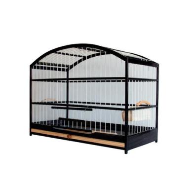 Imagem de Gaiola Passarinho em Madeira Para Passeio - Trinca Ferro - Coxo Latera