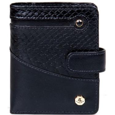 Imagem de Carteira Feminina de Couro com Ponteira Artlux 204, Preto