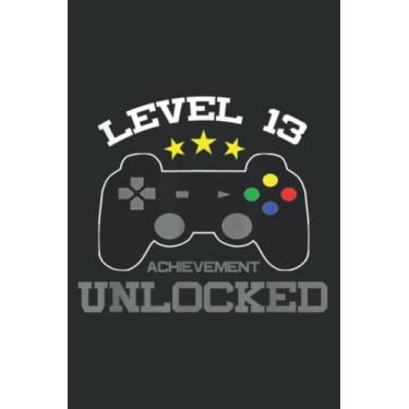 Imagem de 13Th Birthday Designs Level 13 Achievement Unlocked Meme: Lined Notebook: 6" x 9", 100 Pages, Notebook Journal For Lady, Girls And Women. Perfect Possum Blank Lined Notebook Journal Gift Ideas.