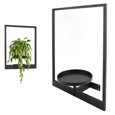 Imagem de Porta-retratos de Plantas, Suporte de Plantas para Porta-retratos de Metal, Suporte de Plantas de Parede, Prateleiras de Plantas para Janelas, Cabide de Plantas Ao Ar Livre Com