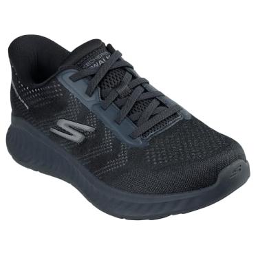 Imagem de Skechers Tênis masculino Hands Free Slip-ins Go Walk Now-Payton, Preto/preto, 46