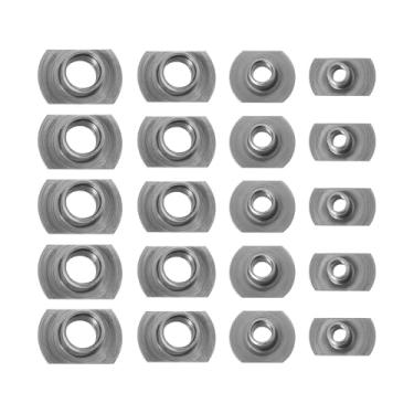 Imagem de The Lord of the Tools 20 peças porcas de solda flange aço solda porcas T parafusos de máquina de aço carbono para eletrodomésticos veículos motorizados armários de aço (M5 M6 M8 M10)