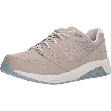 Imagem de New Balance Sapato de caminhada feminino 928 V3 com cadarço, Cinza/cinza, 11 X-Wide