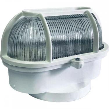 Imagem de Luminaria Tartaruga Pvc Shintech Branca Com Vidro Tpb1Vq, Branco, Bivo