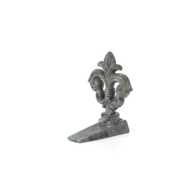 Imagem de Batentes de porta para batentes de porta de metal decorativos de ferro fundido na parte inferior da porta