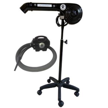 Imagem de kit 2x1 soprador e secador pet shop profissional - mega groomer, 220, 
