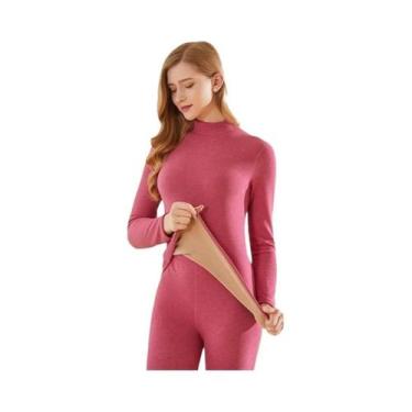 Imagem de Conjunto de Roupa Íntima Térmica Feminina - 2 Peças (Cueca e Camiseta)