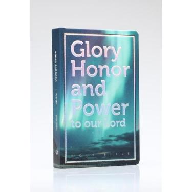Imagem de Bíblia Sagrada  NVI  Letra Média  Luxo  Glory Honor and Power  Com Pan
