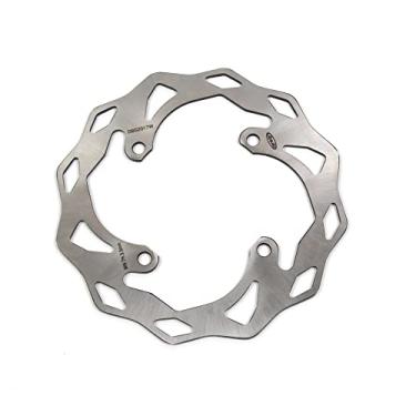 Imagem de 1 peça de rotor de disco de freio traseiro compatível com Kawasaki KX 125 250 2003-2008, KX250F 2004-2021, KLX 450R 2007-2021, KX450F 2006-2018, peças de acessórios de substituição de motocicleta