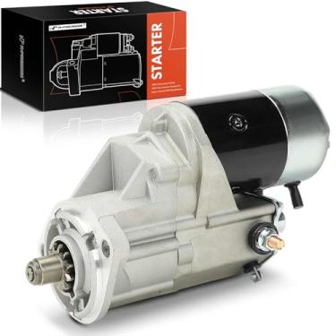 Imagem de A-Premium Motor de arranque compatível com Toyota Lift Truck 5FD-10, 5FD-14, 5FD-15, 5FD-18, 5FD-20, 5FD-23, 5FD-25, 5FD-28, 5FD-30, 5FD-33, 5FD-35, 5FD-38, 12V 2,5KW Relógio de 11 dentes sábio