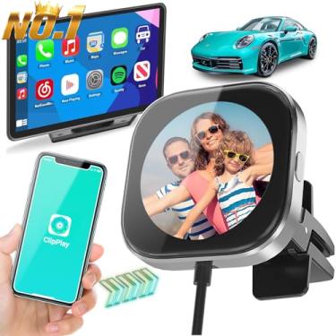 Imagem de Adaptador CarPlay sem fio, adaptador automático Android, atualização 2 em 1 2025 converte com fio de fábrica para dongle de carro sem fio, estável e sem atraso, para iPhone e Android com porta USB