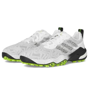 Imagem de adidas Codechaos 25 Tênis de golfe masculino Spikeless, Calçado branco/preto/limão lúcido, 43
