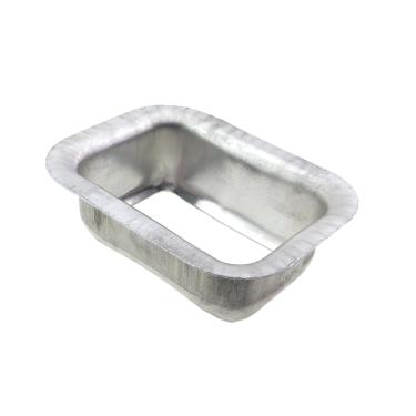 Imagem de ZQIY 2 peças 50 x 80 mm calha bico gota cano de água da chuva prata calha acabado calhas de chuva captação calhas de chuva