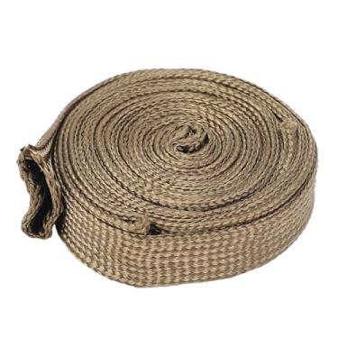 Imagem de Linha de Combustível de Manga Aqueção Manga de Cabo de Cabo de Alta Temperatura Proteção de Fios de Fios de Fios de Arame de Isolamento Automotivo [embrulho de Mangueira