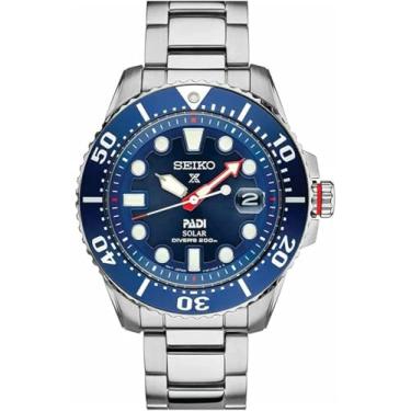 Imagem de Relógio masculino Seiko SNE549 Prospex prateado 43,5 mm aço inoxidável