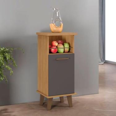 Imagem de Balcão Arte Flex Master Arte Móveis, Cinamomo/ Grafite