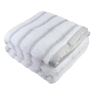 Imagem de Cobertor King Altenburg Plush Ocean Cinza Nuvem - 1350111