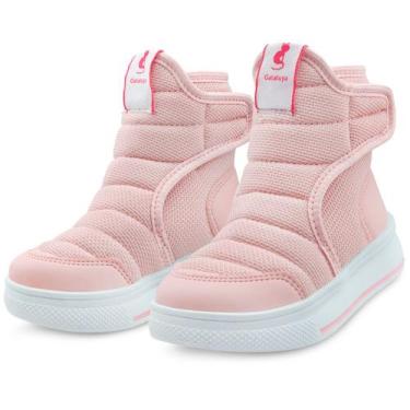 Imagem de Bota infantil Gatatuya Menina Poliéster Rosa, Menina, 24/25, Rosa