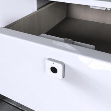 Imagem de Fechadura de Armário Com Impressão Digital, Biométrica Inteligente, Fechadura de Guarda-roupa de Gaveta de Arquivo Oculto Sem Chave, Fechadura Elétrica de Segurança Infantil,