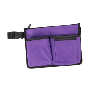 Imagem de Zialofi Bolsa de cintura para enfermeira ajustável, pochete para chaves, kits de ferramentas de enfermagem para homens, Roxo