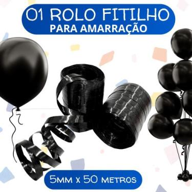 Imagem de Fitilho Rolo para Embalagens e Presentes Prático e Versátil 01 Unid Co