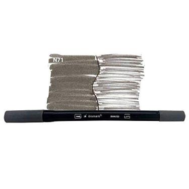 Imagem de Marcador Dualtip, Bismark, PK0100CN71, Ponta Dupla, Cinza Escuro