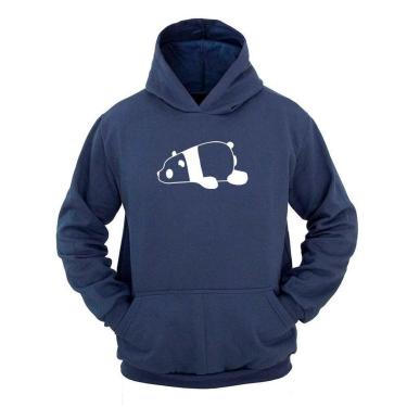 Imagem de Moletom Masculino Canguru Estampa Panda com Capuz Conforto-Masculino