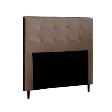 Imagem de Cabeceira Luna Casal 193 Cm Courino Marrom- Italian Flex