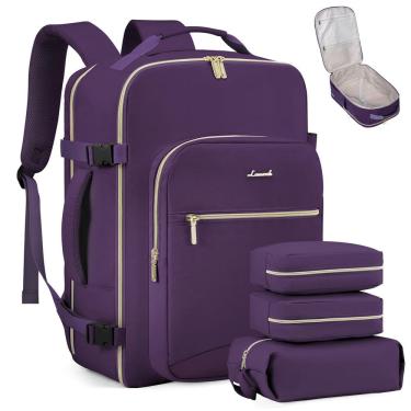 Imagem de Mochila de viagem LOVEVOOK Carry on 40L à prova d`água para laptop de 17"