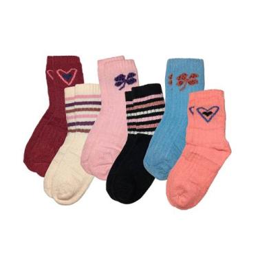 Imagem de Meia Feminina Cano Longo Sortida M12 - em Algodão - BR Lingerie, Sorti