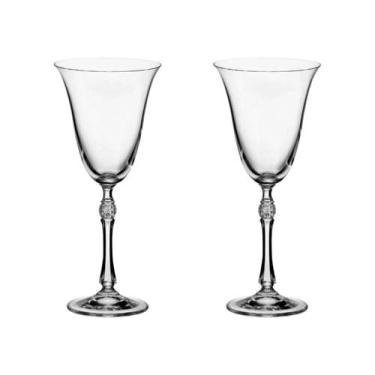 Imagem de Taça de Cristal Bohemia Para Vinho 250 ml Parus 2 Peças - Bohemia Crys