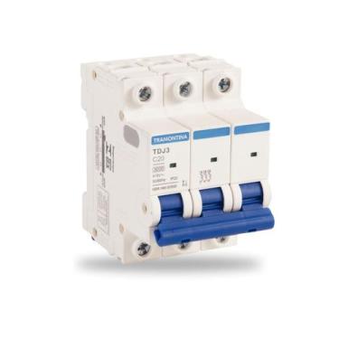 Imagem de Disjuntor DIN Tripolar 20 Amperes Tramontina