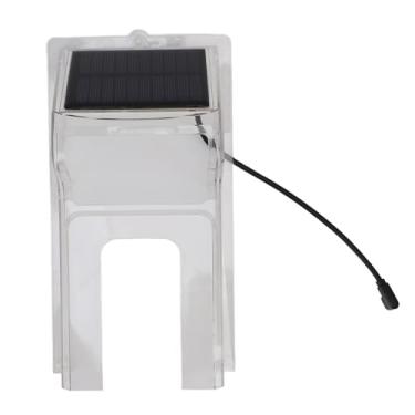 Imagem de Tampa de Chuva de Campainha de Campainha Plástica Transparente, Design à Prova de Intempéries para Largura de 3,15 Polegadas e 1,4 Polegada de Espessura da Campainha Solar de