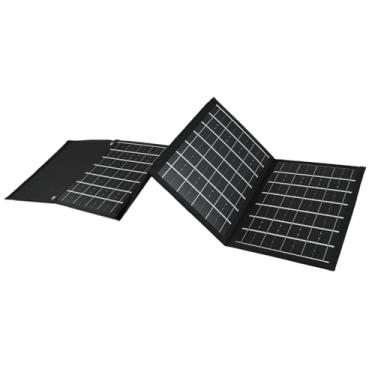Imagem de Painel Solar de 50W Bolsa Dobrável para o Ar Livre USB+DC Campo Solar Campo de Camping para Camping Piquennic Piquenique Impermeável Dispositivo de Carregamento Solar para (30w)