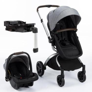 Imagem de Carrinho Travel System Epic 360 TRIO ISOFIX - Infanti, Cinza Névoa