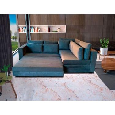 Imagem de Sofá de Canto SFC_MA 02 que se Transforma em Sofá Cama de Casal Resist