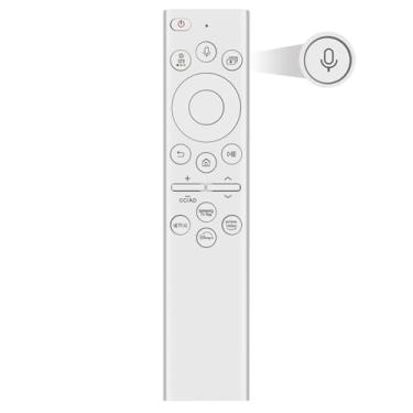 Imagem de Substituição para controle remoto de TV Samsung, controle remoto de voz para todos 2019-2024 Samsung Frame Remote Control para Smart TV. Para Frame Crystal QLED QLED 4K 8K. Sem energia solar. 1 ano de