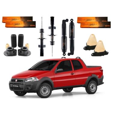 Imagem de Kit amortecedor dianteiro traseiro cofap original fiat strada evo 1.4 2011 A 2020