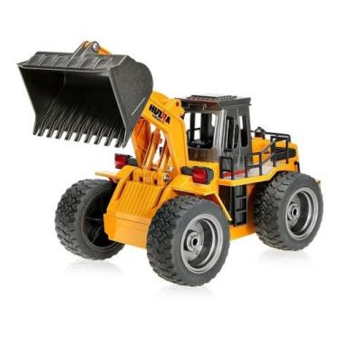 Imagem de Trator Controle Remoto Carrinho Retro Carregadeira 6 Ch - probaby