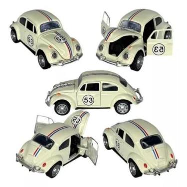 Imagem de Super Carrinho Fusca Ferro Fricção Metal Miniatura Brinquedo - Sweet H