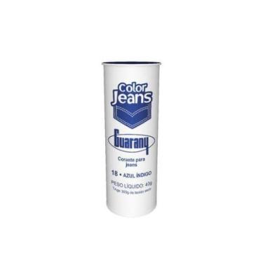 Imagem de Tinta p/ Tecido Corante Color jeans Guarany 40g Azul Índigo