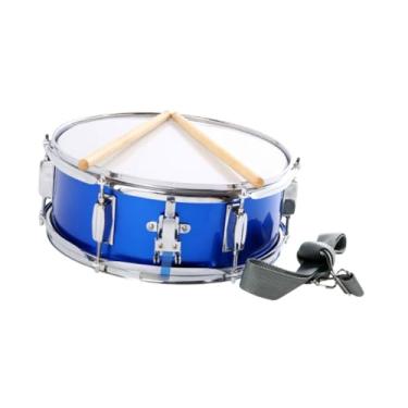 Imagem de Esquirla Instrumento musical de tambor de 13 polegadas de 13 polegadas Aprendizagem azul com bateria Music Drum Percussion Instrument for Adults Boys Gifts