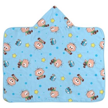 Imagem de Toalha com Capuz e Forro de Fralda Cebolinha Turma da Mônica Baby