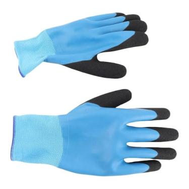 Imagem de Luvas Isoladas para Eletricista - Borracha de Resistência à Tensão de 400 V, Luvas de Segurança Elétrica Antiderrapantes para Trabalho Elétrico e Manutenção