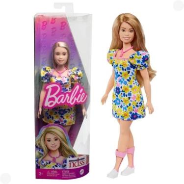 Imagem de Boneca Barbie Fashionista Sindrome De Down 29cm HJT05 - Mattel, Fashio