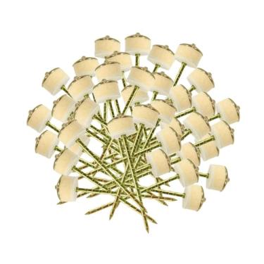 Imagem de Bothyi 50Pcs Pregos de parede de concreto, pregos de hardware, alto profissional, pregos de cimento, pregos de alvenaria para pendurar quadros de tijolos, Comprimento Total