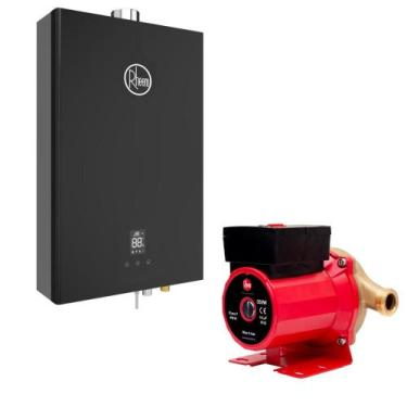 Imagem de Aquecedor 20L Black Wifi GN Bivolt + Bomba 350W 127V Rheem